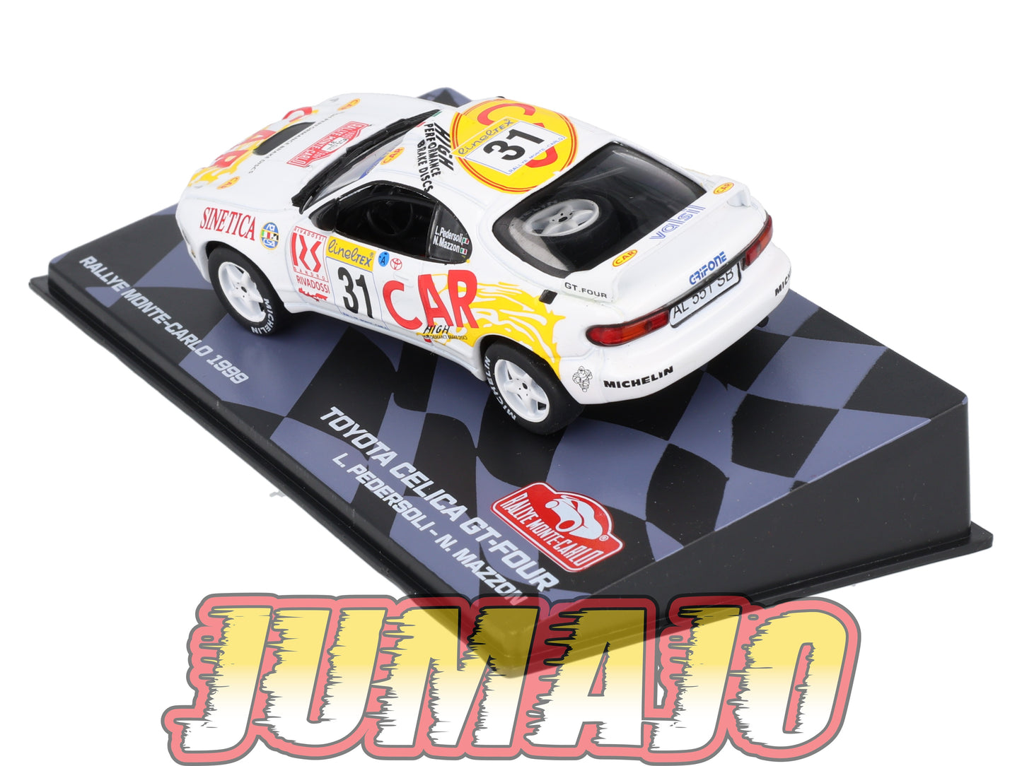 RMIT61 1/43 IXO Rallye Monte Carlo : TOYOTA Celica GT-Four 1999 #31 L.Pedersoli