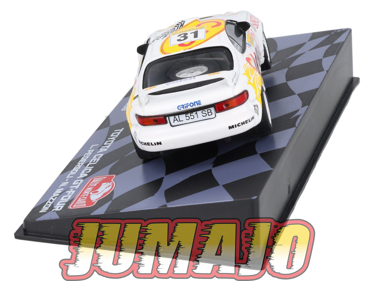 RMIT61 1/43 IXO Rallye Monte Carlo : TOYOTA Celica GT-Four 1999 #31 L.Pedersoli
