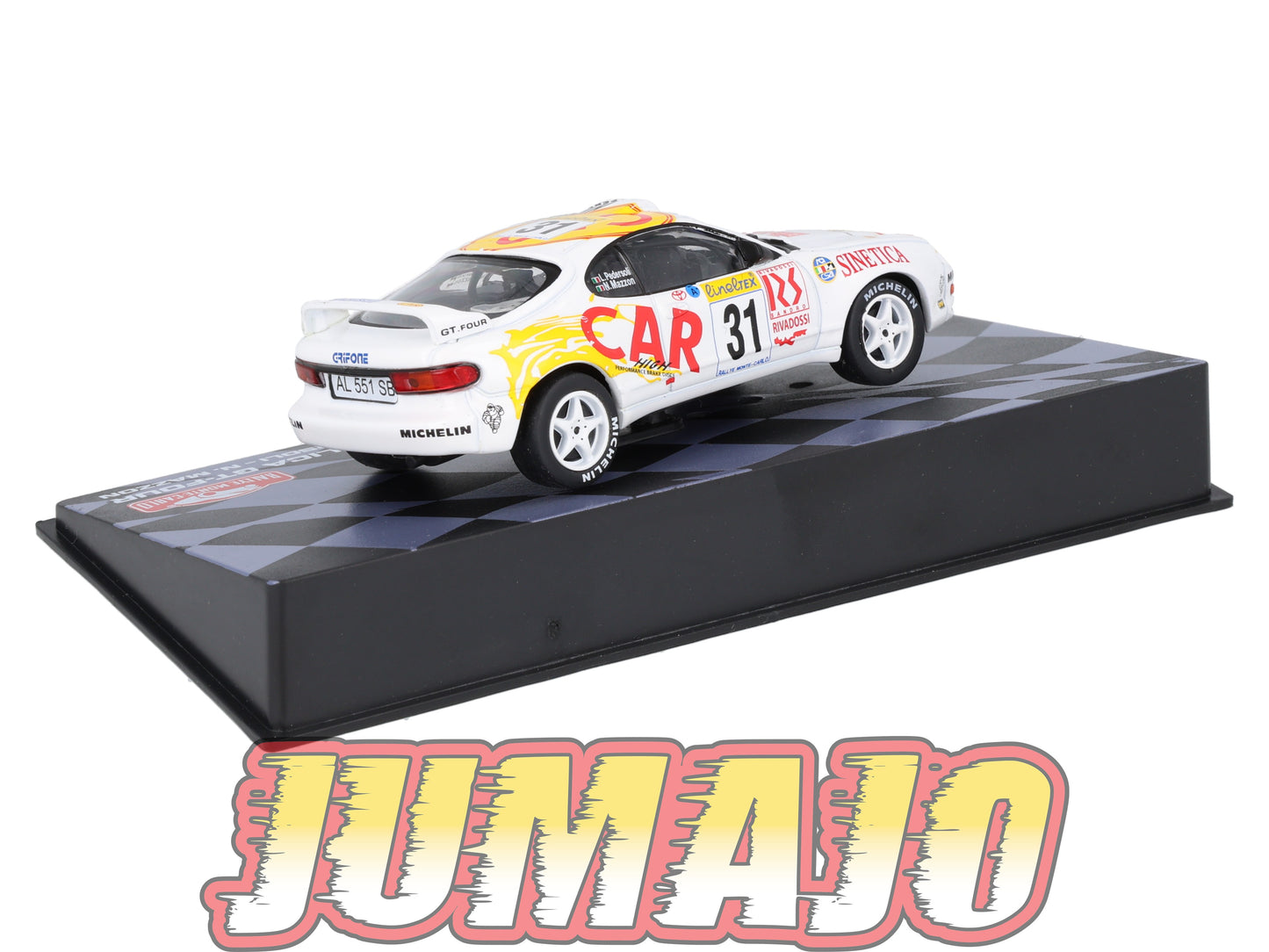 RMIT61 1/43 IXO Rallye Monte Carlo : TOYOTA Celica GT-Four 1999 #31 L.Pedersoli