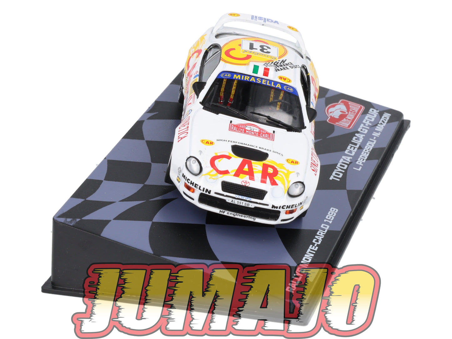 RMIT61 1/43 IXO Rallye Monte Carlo : TOYOTA Celica GT-Four 1999 #31 L.Pedersoli
