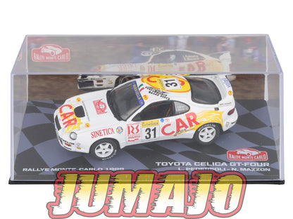RMIT61 1/43 IXO Rallye Monte Carlo : TOYOTA Celica GT-Four 1999 #31 L.Pedersoli