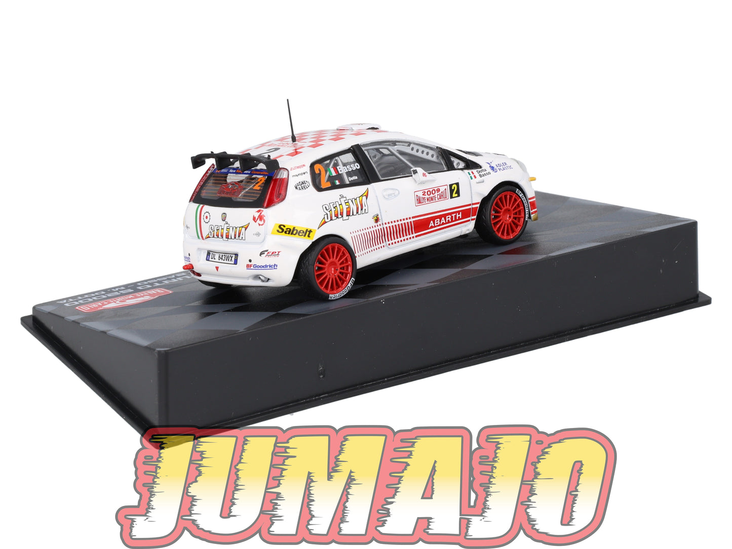 RMIT6 1/43 IXO Rallye Monte Carlo : ABARTH grande Punto S2000 2009 #2 G.Basso