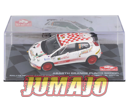 RMIT6 1/43 IXO Rallye Monte Carlo : ABARTH grande Punto S2000 2009 #2 G.Basso