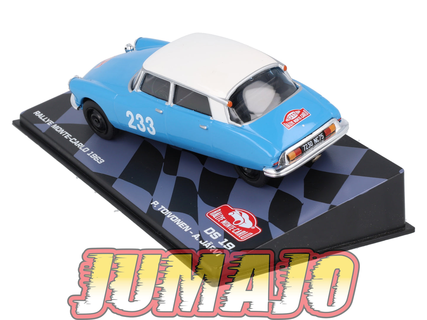 RMIT72 1/43 IXO Rallye Monte Carlo : CITROEN DS 19 1963 #233 P.Toivonen