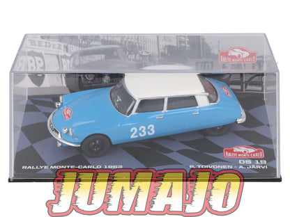 RMIT72 1/43 IXO Rallye Monte Carlo : CITROEN DS 19 1963 #233 P.Toivonen