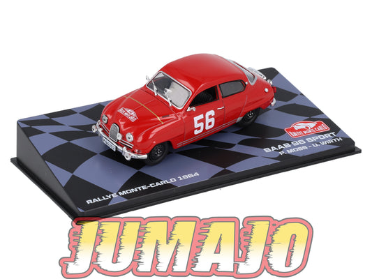 RMIT79 1/43 IXO Rallye Monte Carlo : SAAB 96 Sport 1964 #56 P.Moss