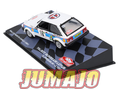 RMIT84 1/43 IXO Rallye Monte Carlo : TALBOT Sunbeam Lotus 1981 #16 G.Fréquelin