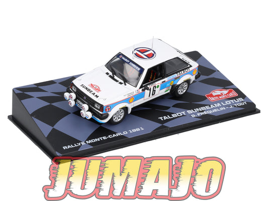 RMIT84 1/43 IXO Rallye Monte Carlo : TALBOT Sunbeam Lotus 1981 #16 G.Fréquelin