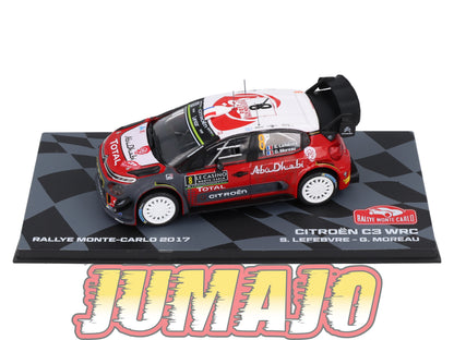 RMIT8 1/43 IXO Rallye Monte Carlo : CITROEN C3 WRC 2017 #8 S.Lefebvre