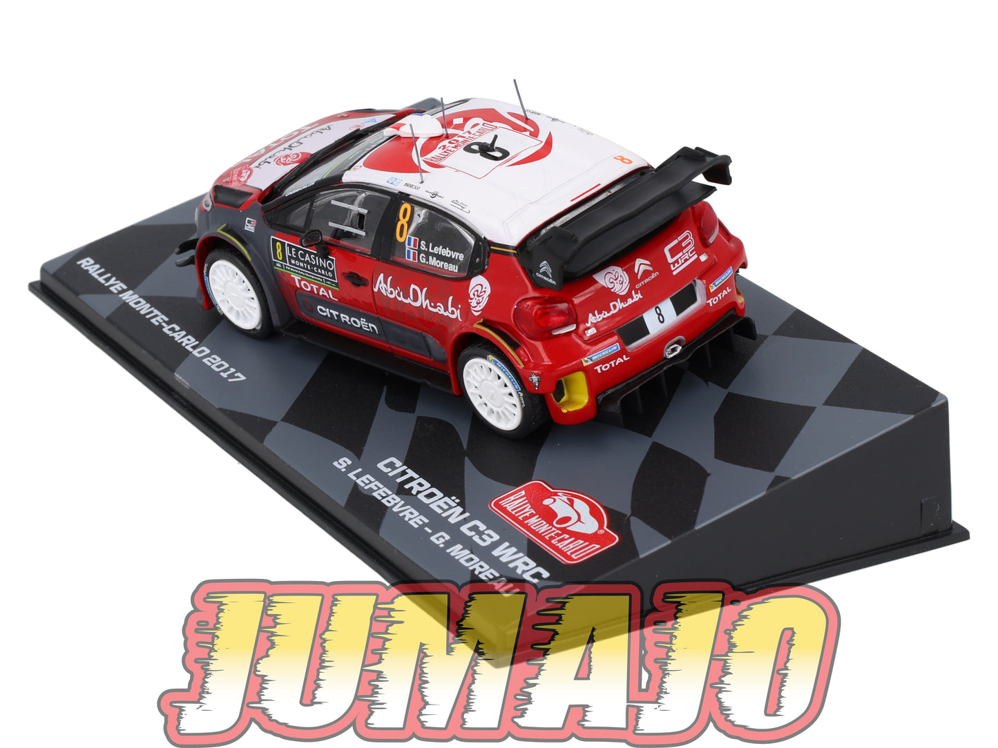 RMIT8 1/43 IXO Rallye Monte Carlo : CITROEN C3 WRC 2017 #8 S.Lefebvre