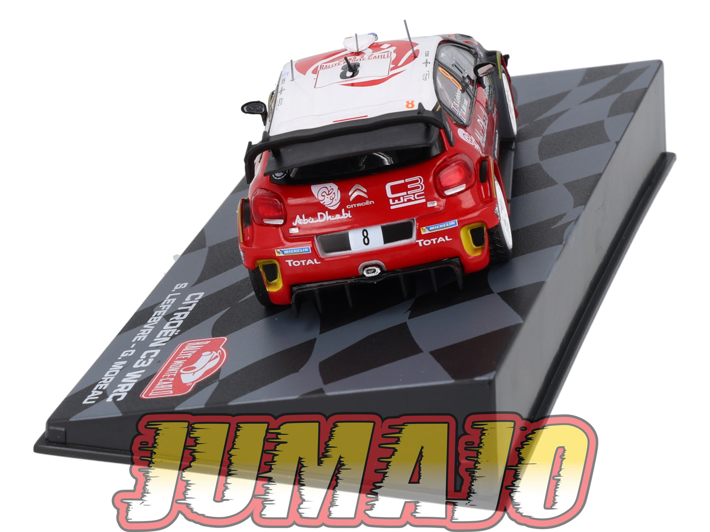 RMIT8 1/43 IXO Rallye Monte Carlo : CITROEN C3 WRC 2017 #8 S.Lefebvre
