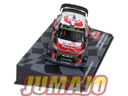 RMIT8 1/43 IXO Rallye Monte Carlo : CITROEN C3 WRC 2017 #8 S.Lefebvre