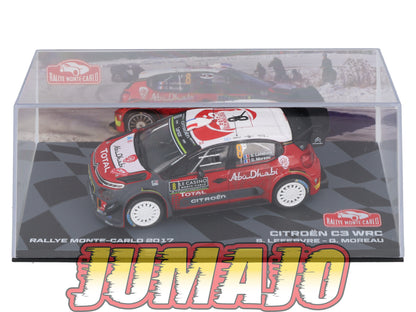 RMIT8 1/43 IXO Rallye Monte Carlo : CITROEN C3 WRC 2017 #8 S.Lefebvre