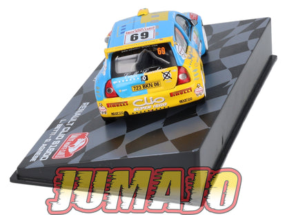 RMIT9 1/43 IXO Rallye Monte Carlo : RENAULT CLIO S1600 L.Betti / G.Agnese 2007