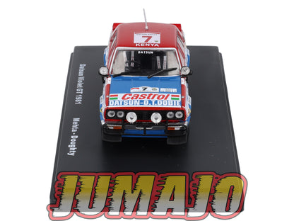 RMX25 1/43 Salvat Mexique Rallye WRC : DATSUN Violet GT 1981 Mehta #7