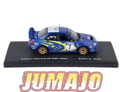 RMX27 1/43 Salvat Mexique Rallye WRC : SUBARU Impreza S9 WRC 2003 Solberg #7