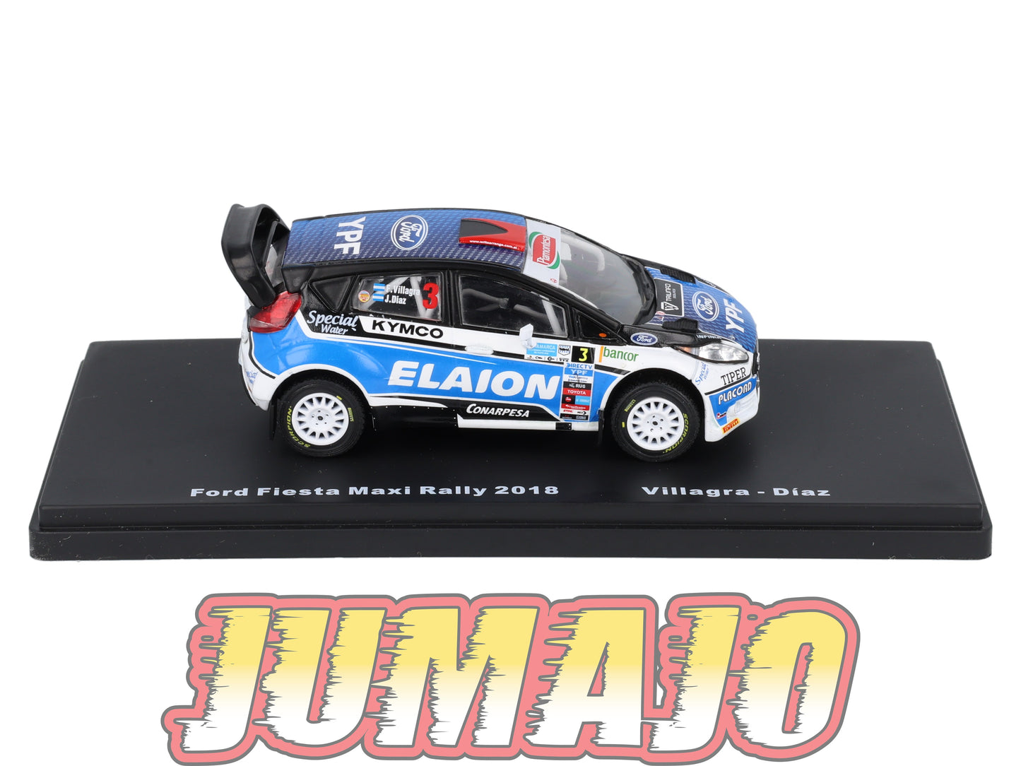 RMX28 1/43 Salvat Mexique Rallye WRC : FORD Fiesta Maxi Rally 2018 Villagra #3