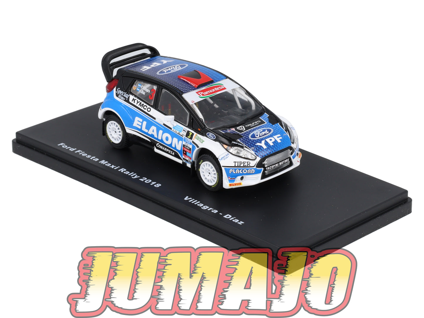 RMX28 1/43 Salvat Mexique Rallye WRC : FORD Fiesta Maxi Rally 2018 Villagra #3