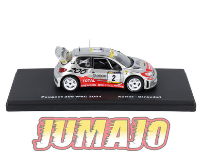 RMX29 1/43 Salvat Mexique Rallye WRC : PEUGEOT 206 WRC 2001 Auriol #2