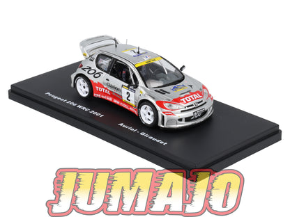 RMX29 1/43 Salvat Mexique Rallye WRC : PEUGEOT 206 WRC 2001 Auriol #2