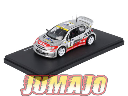 RMX29 1/43 Salvat Mexique Rallye WRC : PEUGEOT 206 WRC 2001 Auriol #2