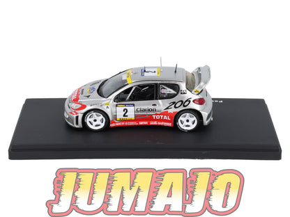 RMX29 1/43 Salvat Mexique Rallye WRC : PEUGEOT 206 WRC 2001 Auriol #2