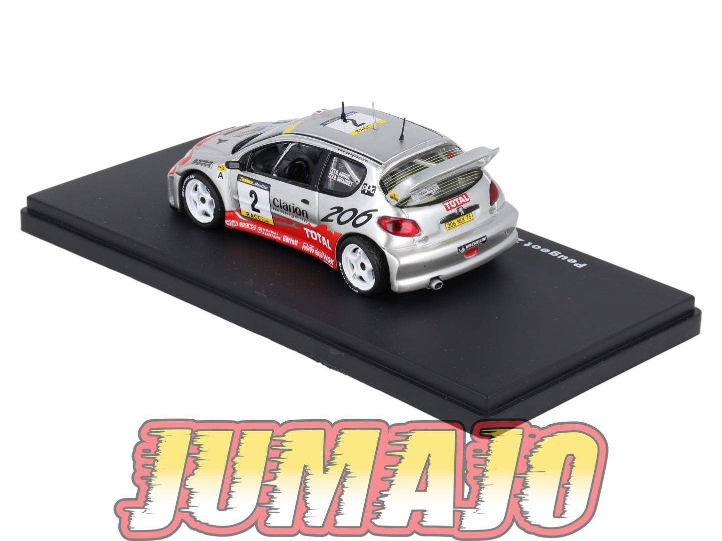 RMX29 1/43 Salvat Mexique Rallye WRC : PEUGEOT 206 WRC 2001 Auriol #2