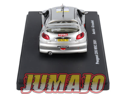 RMX29 1/43 Salvat Mexique Rallye WRC : PEUGEOT 206 WRC 2001 Auriol #2