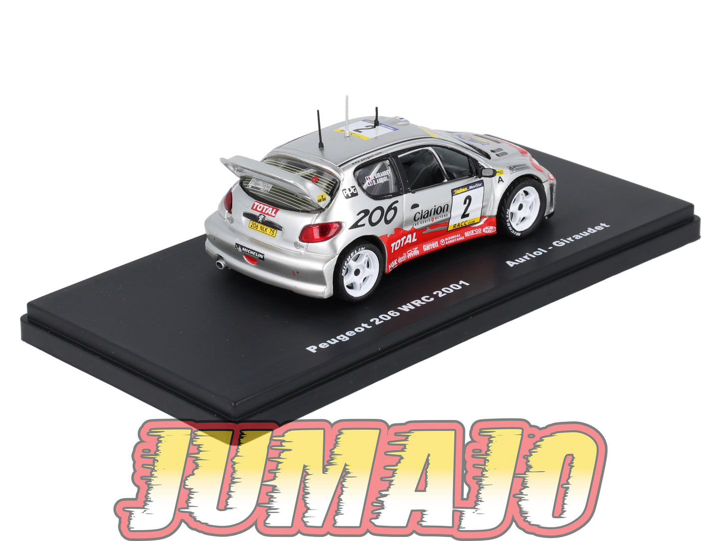 RMX29 1/43 Salvat Mexique Rallye WRC : PEUGEOT 206 WRC 2001 Auriol #2