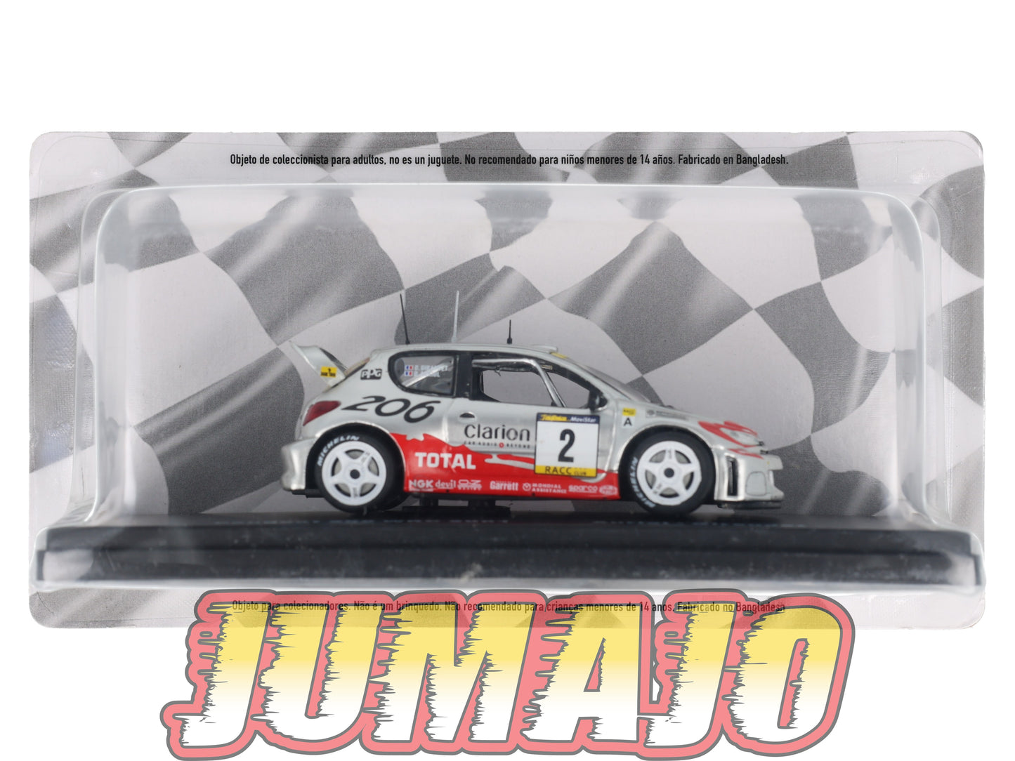 RMX29 1/43 Salvat Mexique Rallye WRC : PEUGEOT 206 WRC 2001 Auriol #2