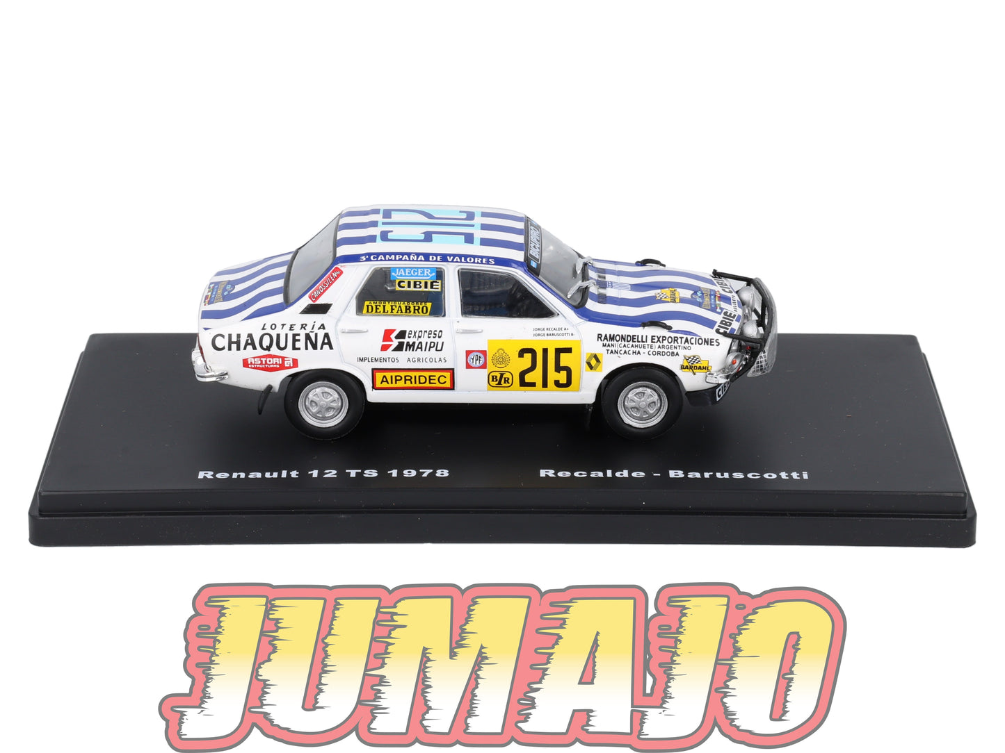 RMX30 1/43 Salvat Mexique Rallye WRC : RENAULT 12 TS 1978 Recalde #215