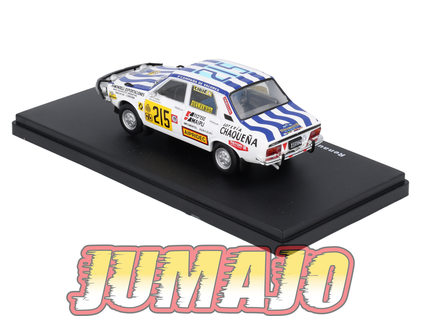 RMX30 1/43 Salvat Mexique Rallye WRC : RENAULT 12 TS 1978 Recalde #215