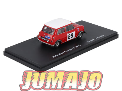RMX31 1/43 Salvat Mexique Rallye WRC BMC MINI COOPER S 1967 #89 Hopkirk