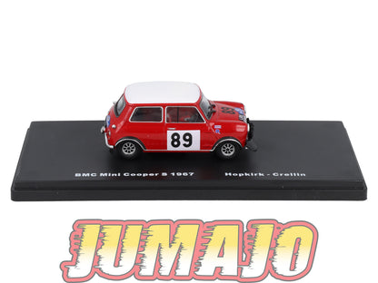 RMX31 1/43 Salvat Mexique Rallye WRC BMC MINI COOPER S 1967 #89 Hopkirk
