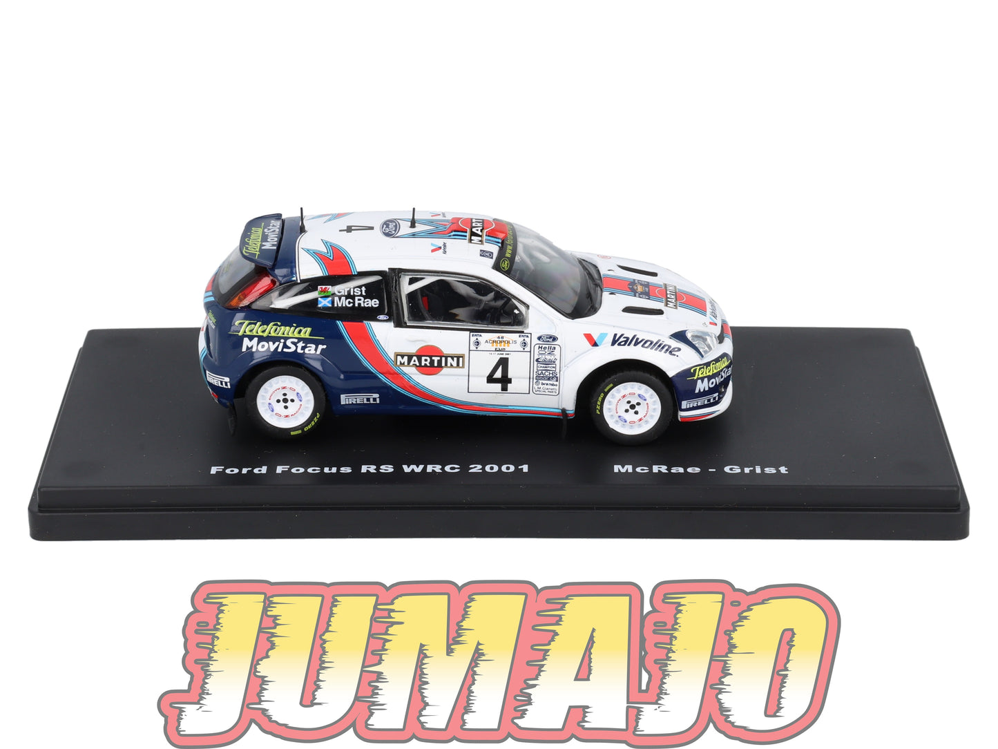 RMX33 1/43 Salvat Mexique Rallye WRC : FORD Focus RS WRC 2001 McRae #4