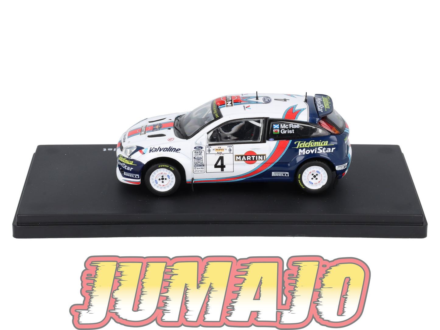 RMX33 1/43 Salvat Mexique Rallye WRC : FORD Focus RS WRC 2001 McRae #4