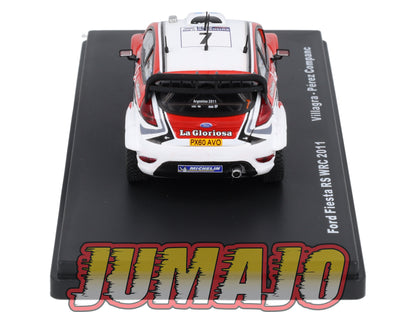 RMX35 1/43 Salvat Mexique Rallye WRC : FORD Fiesta RS WRC 2011 Villagra #7