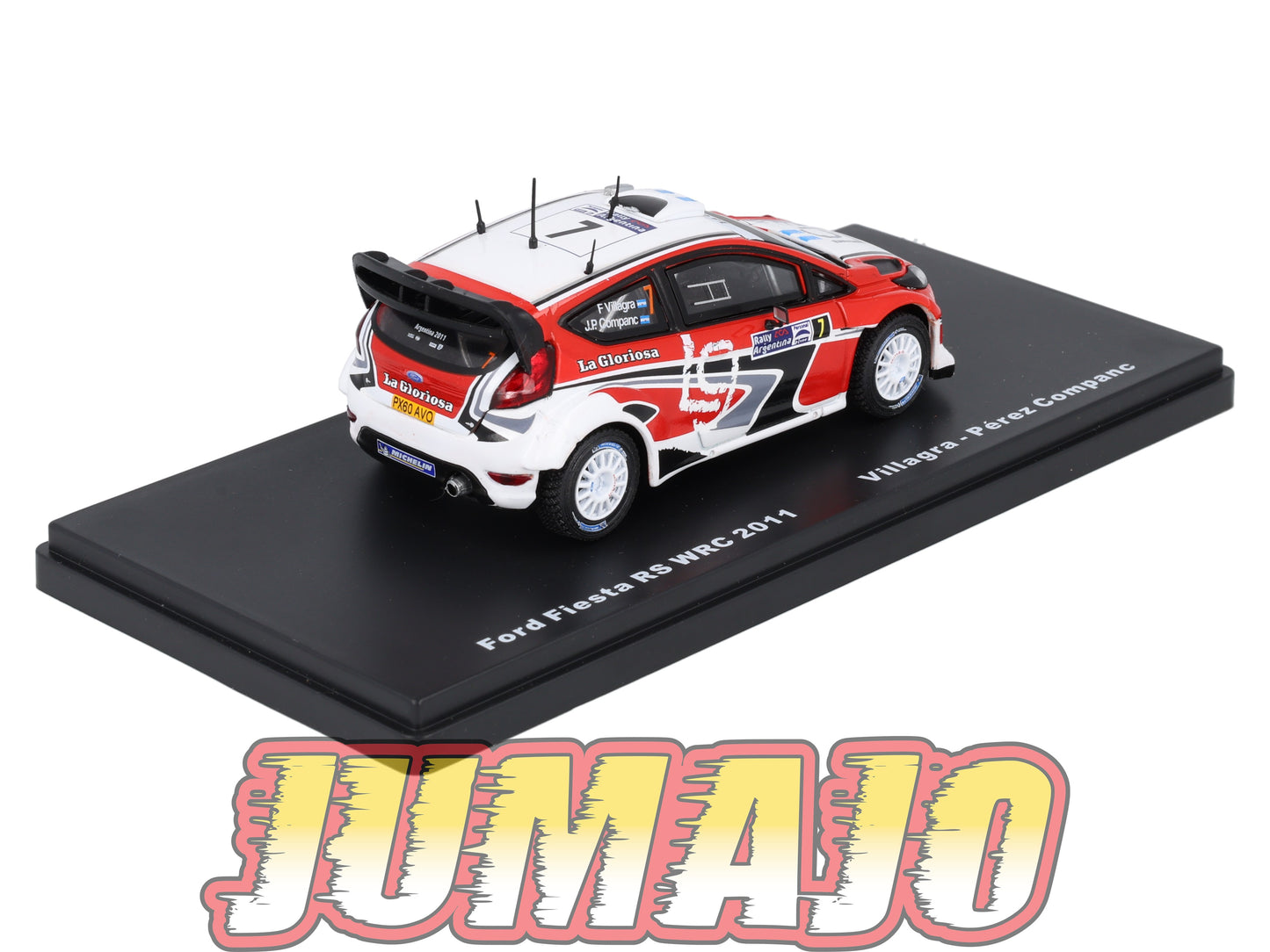 RMX35 1/43 Salvat Mexique Rallye WRC : FORD Fiesta RS WRC 2011 Villagra #7