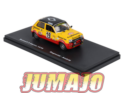 RMX37 1/43 Salvat Mexique Rallye WRC : RENAULT 5 Alpine 1978 Ragnotti #19