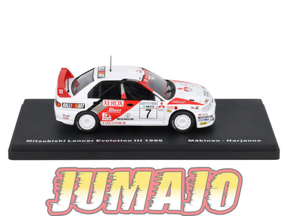 RMX38 1/43 Salvat Rallye Mitsubishi Lancer Evolution III #7 1996 Makinen