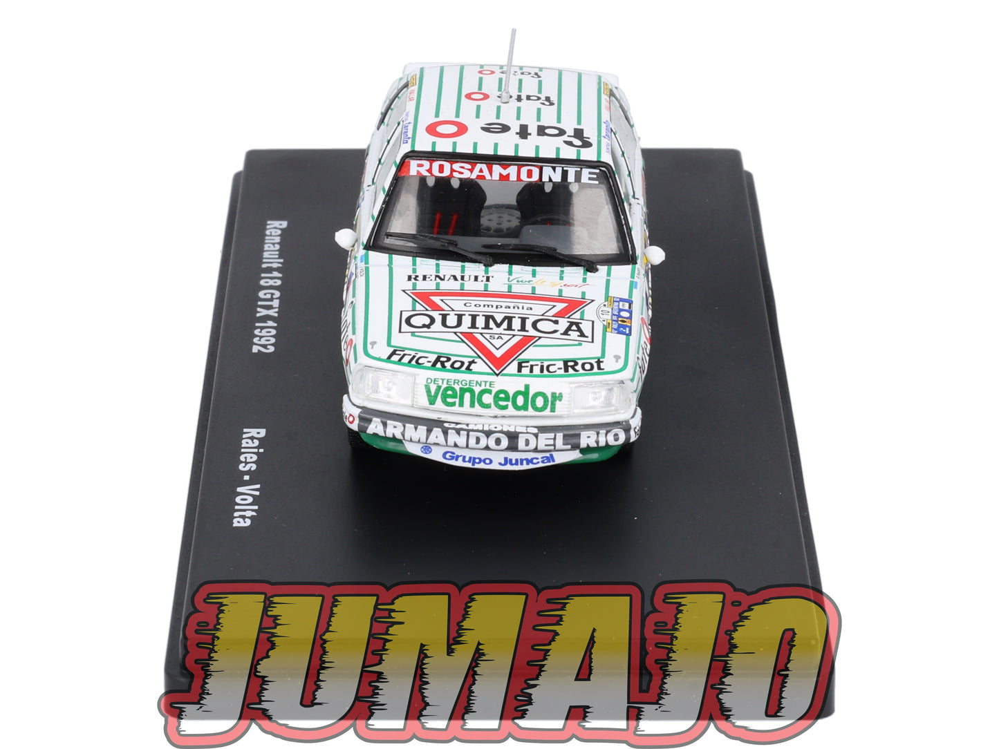 RMX39 1/43 Salvat Mexique Rallye WRC : RENAULT 18 GTX 1992 Raies #10