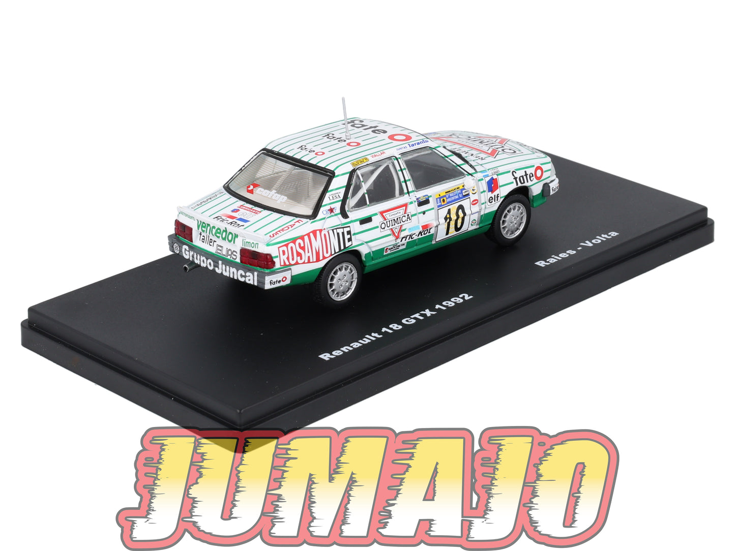 RMX39 1/43 Salvat Mexique Rallye WRC : RENAULT 18 GTX 1992 Raies #10