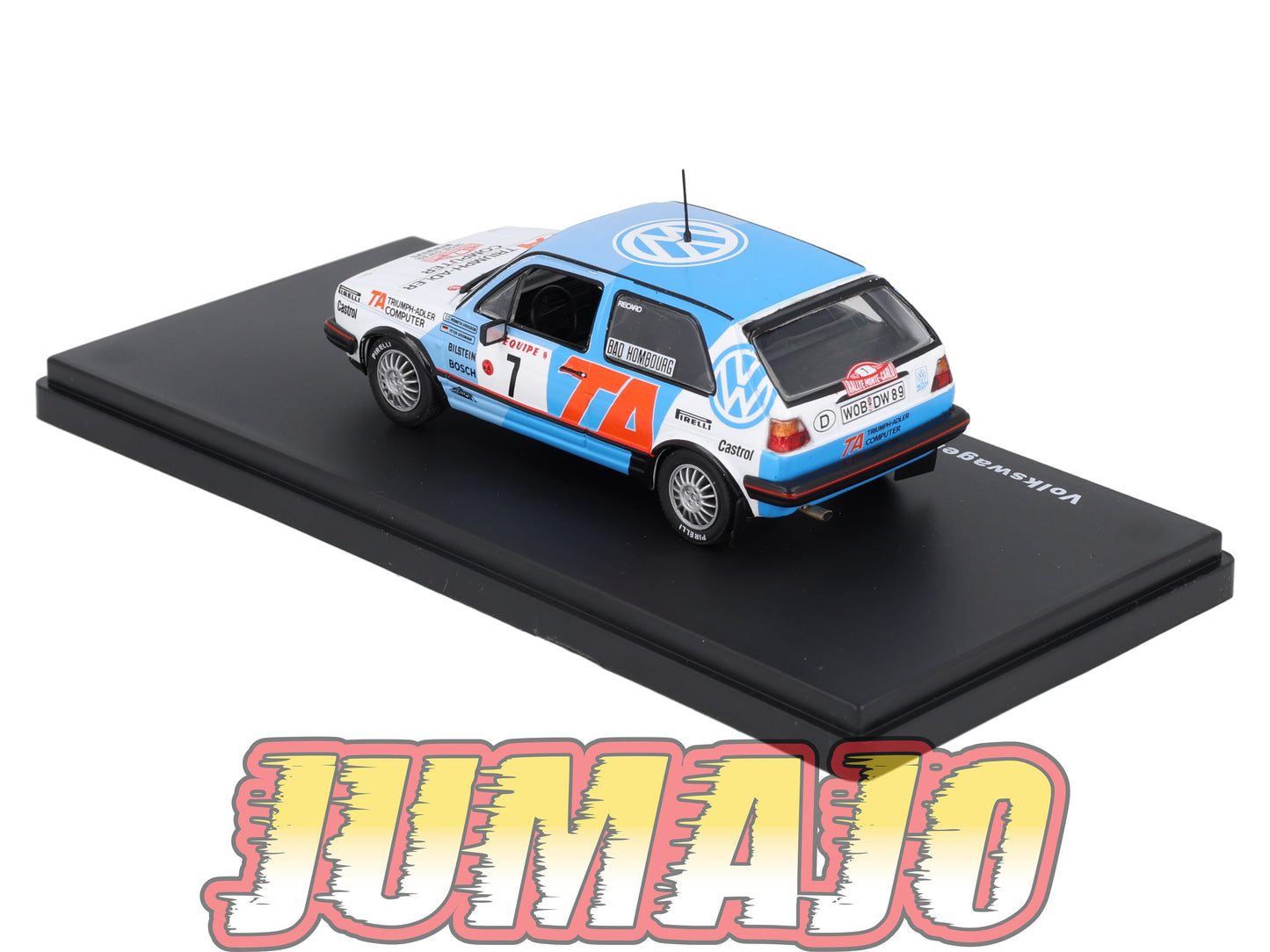 RMX43 1/43 Salvat Mexique Rallye WRC VOLKSWAGEN Golf II GTI 1987 #7 Eriksson