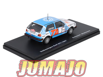 RMX43 1/43 Salvat Mexique Rallye WRC VOLKSWAGEN Golf II GTI 1987 #7 Eriksson