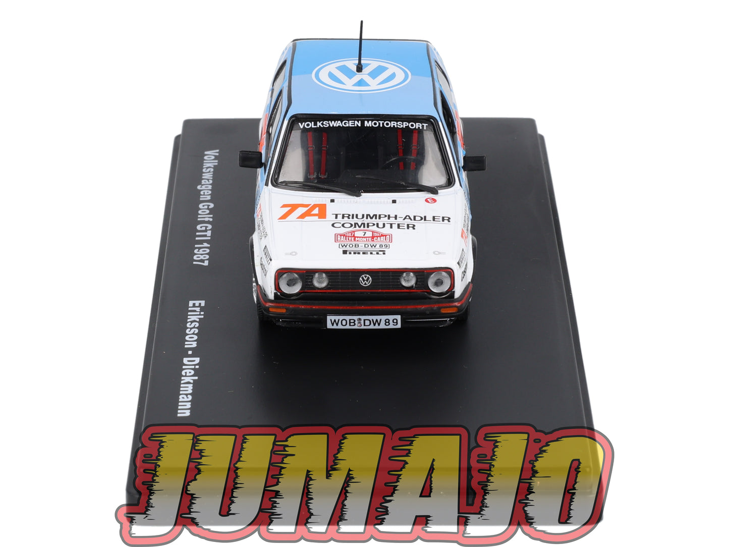 RMX43 1/43 Salvat Mexique Rallye WRC VOLKSWAGEN Golf II GTI 1987 #7 Eriksson