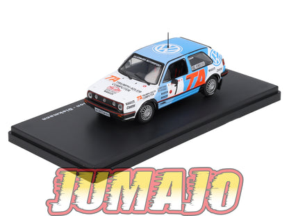 RMX43 1/43 Salvat Mexique Rallye WRC VOLKSWAGEN Golf II GTI 1987 #7 Eriksson