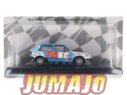 RMX43 1/43 Salvat Mexique Rallye WRC VOLKSWAGEN Golf II GTI 1987 #7 Eriksson