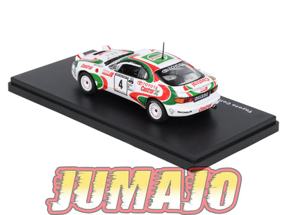 RMX44 1/43 Salvat Mexique Rallye WRC TOYOTA Celica Turbo 4WD 1993 #4 Kankkunen