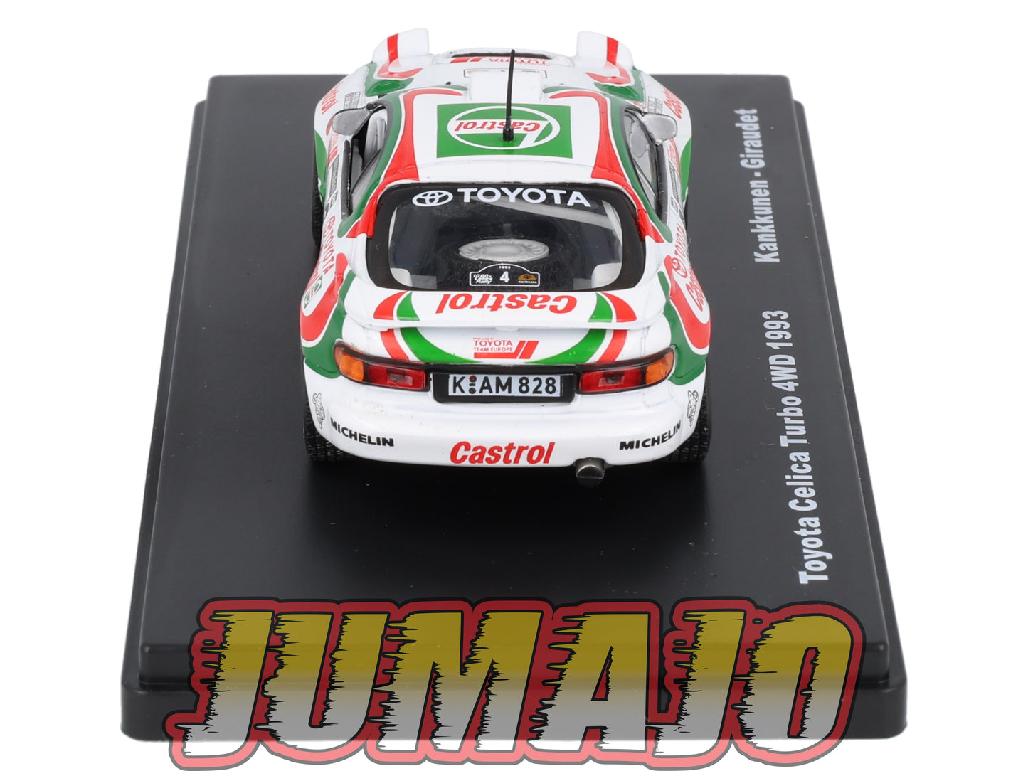 RMX44 1/43 Salvat Mexique Rallye WRC TOYOTA Celica Turbo 4WD 1993 #4 Kankkunen
