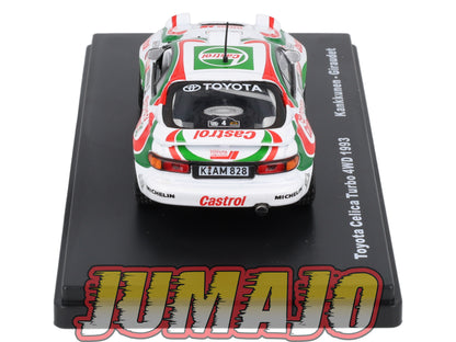 RMX44 1/43 Salvat Mexique Rallye WRC TOYOTA Celica Turbo 4WD 1993 #4 Kankkunen